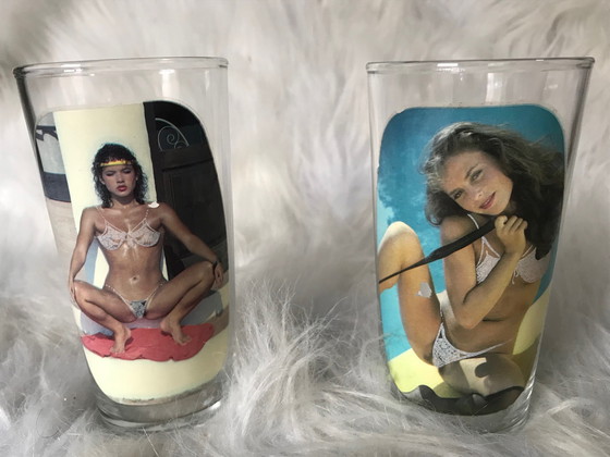 Image 1 of 9 Verres Vintage • Pin-Up • 1960-1970