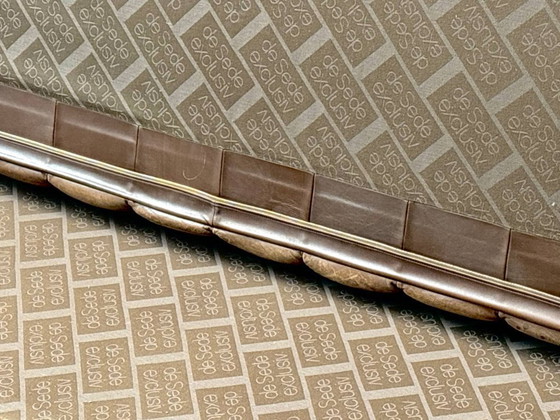 Image 1 of Sofá cama DS-85, un modelo emblemático de De Sede, color marrón coñac, Suiza, década de 1960.