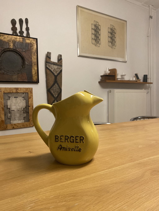 Jarra de agua Berger Anisette vintage