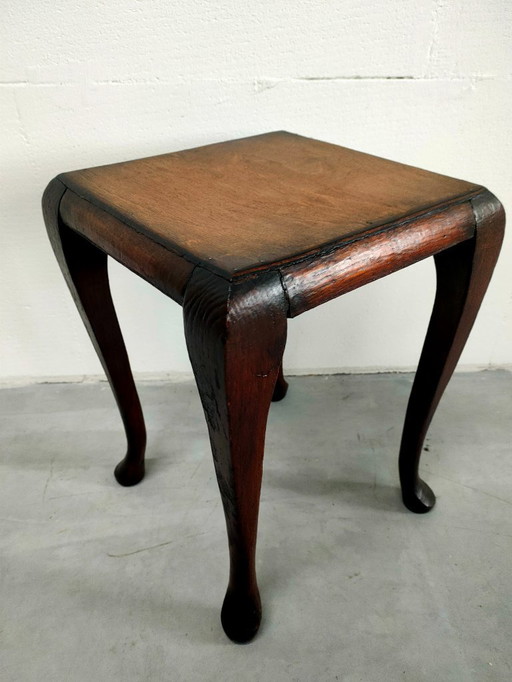 Antique 'Chippendale style' side table/coffee table (convertible leg style)