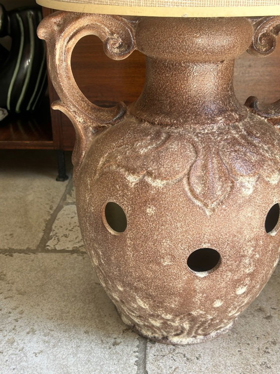 Image 1 of Lampada da terra in ceramica degli anni '70