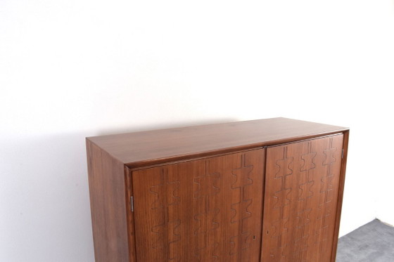 Image 1 of Mid-Century Teak Highboard by Rastad & Relling for Eidsfjord Møbelfabrikk, 1950s.