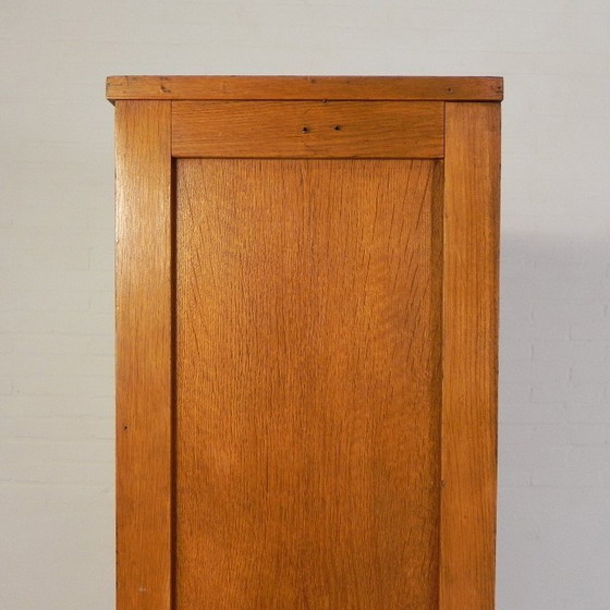 Image 1 of Cassonetto avvolgibile in rovere con 2 ante, altezza 180 cm, anni '50