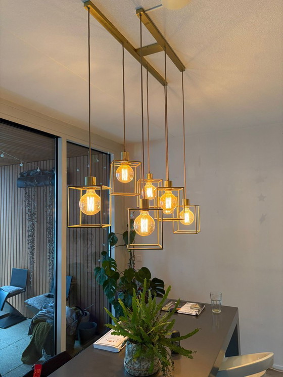 Image 1 of Stephane Davidts Kerma 7/29 Gold Edition – Luxury 7 Light Chandelier