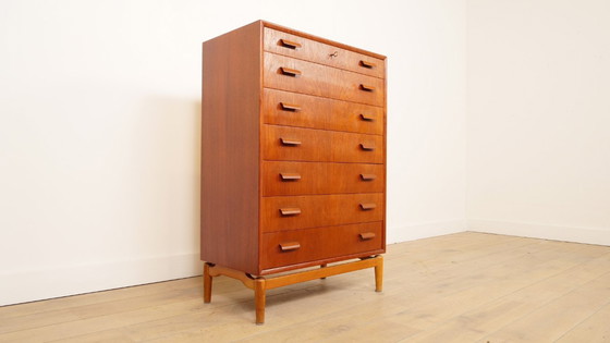 Image 1 of Cassettiera vintage danese | Teak | 7 cassetti | 111 cm