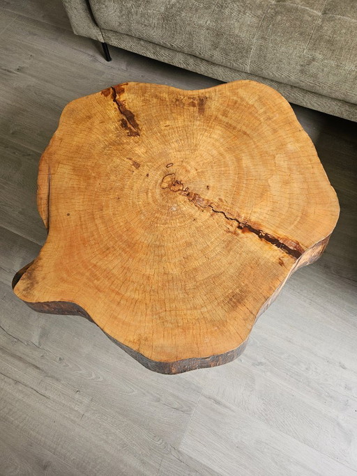 Unique tree trunk coffee table (Nigeria)