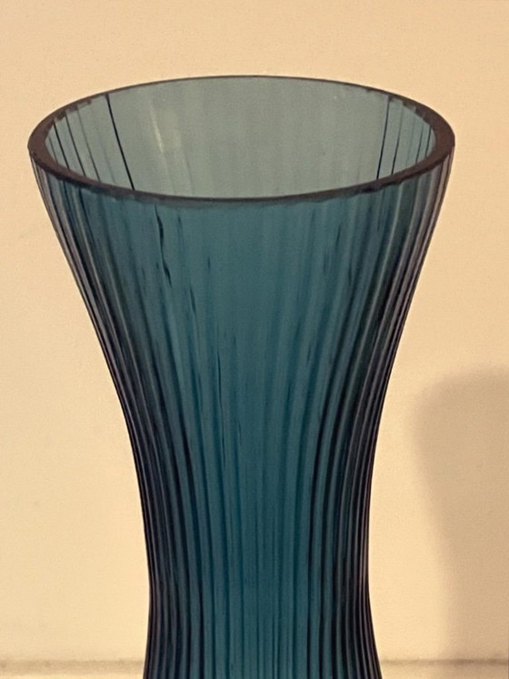 Image 1 of A striking vintage Italian art glass vase