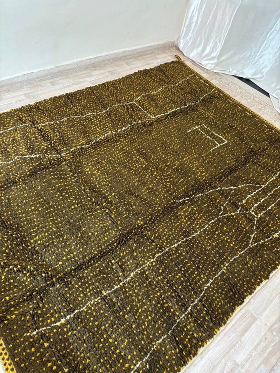 Image 1 of Marokkaans handgeweven Beni Ourain tapijt, formaat 150/250 cm