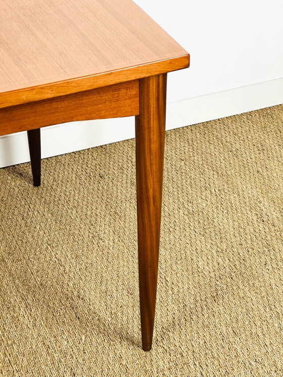 Image 1 of Uitschuifbare Scandinavische teakhouten eettafel, 1960