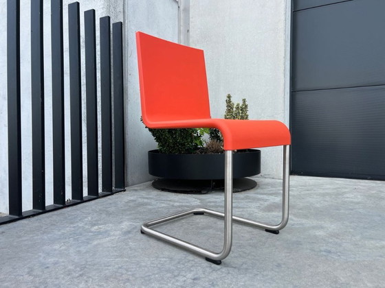 Image 1 of 4x Vitra Van Severen .05 poppy red chairs