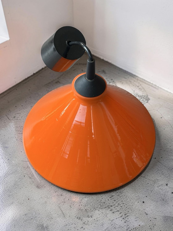 Lampada a sospensione vintage in vetro arancione "Cappello da strega" anni '70/'80 Space Age Retro Lampada (photo 7 of 11)