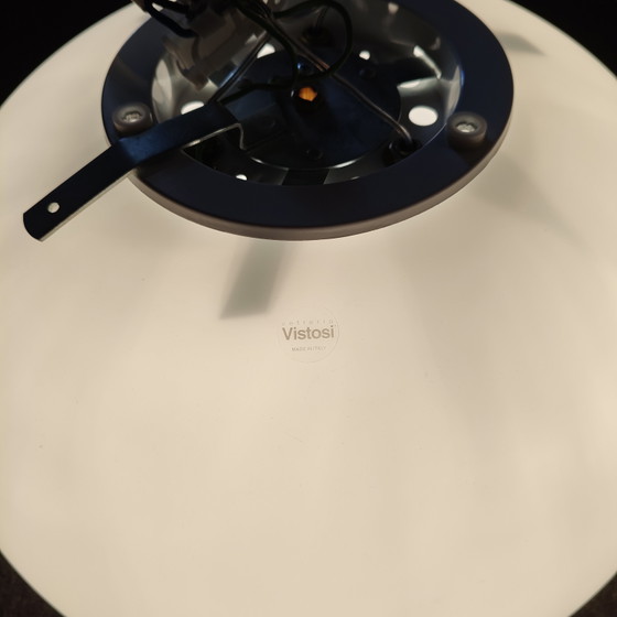 Image 1 of Lampada da soffitto grande Vistosi in vetro di Murano satinato – 42 cm – Made in Italy