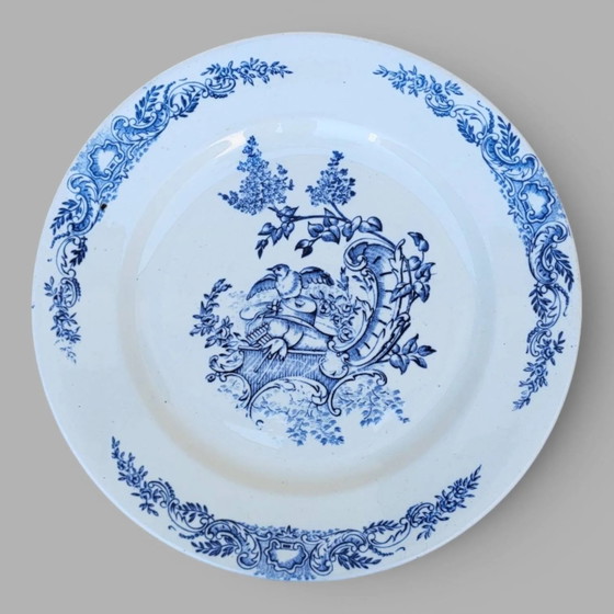 6 piatti piani Clairefontaine modello Luigi XV – Stoviglie, Porcelain, Vintage (photo 3 of 8)