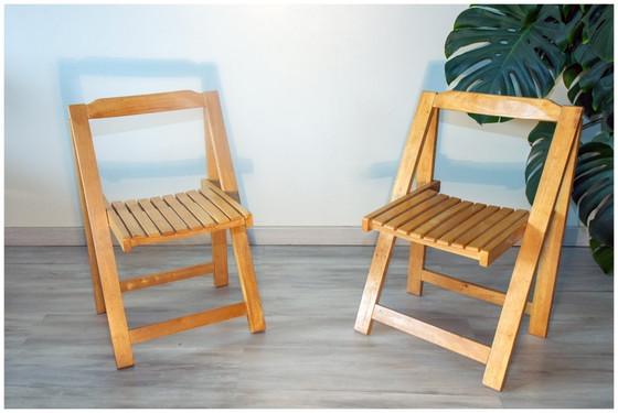 Image 1 of Duo of folding chairs for Habitat 1970