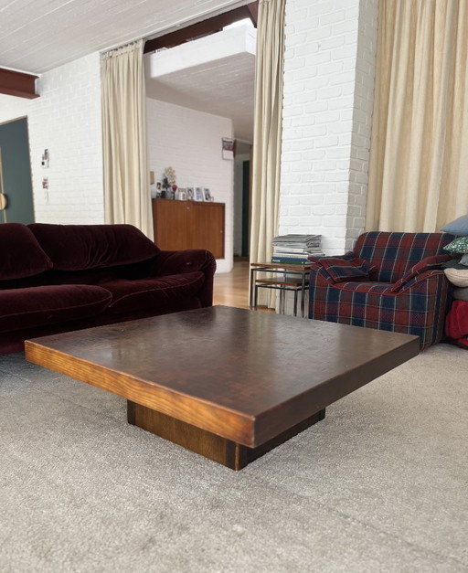 mosaic wood coffee table