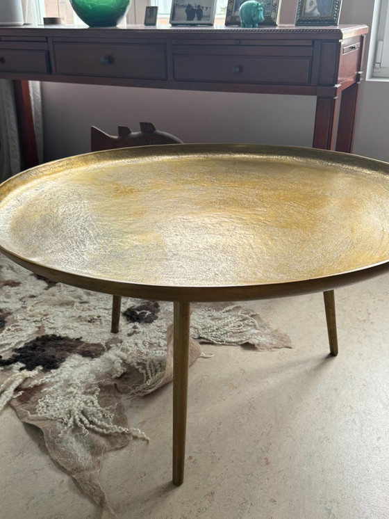 Image 1 of Pols Potten- Table- Coffee Table- Antique Brass