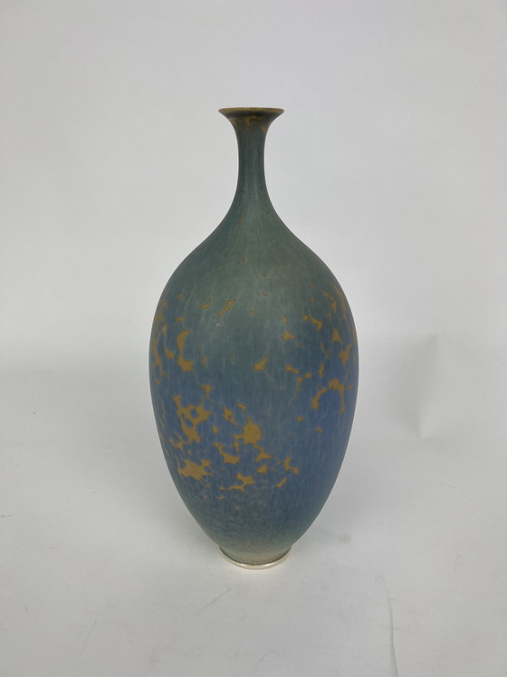 Image 1 of Originele vaas Hein Severijns (turquoise/goud) 