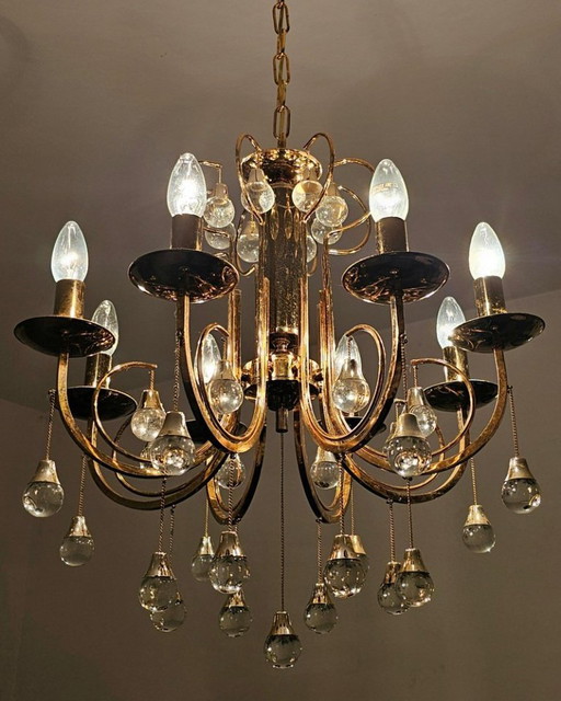 Gaetano Sciolari Chandelier 1960s