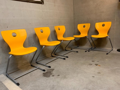5 X Pantoswing-lupo Chair Verner Panton
