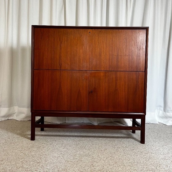 Raro Scrittoio Scandinavo Anni '60, Stile Marian Grabinski per IKEA – Credenze alte, Wood (photo 2 of 24)