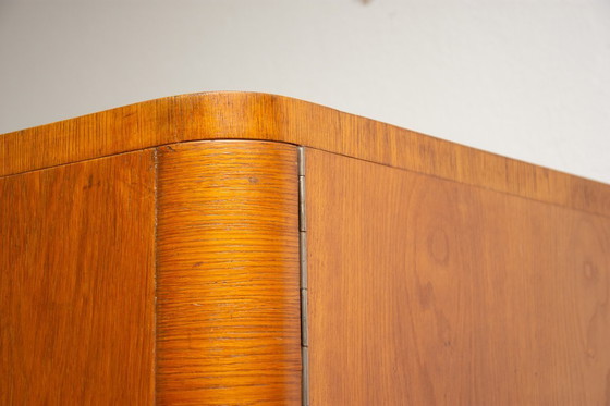 Image 1 of Bauhaus Wardrobe with Chrome Details, Bohemia, 1930s