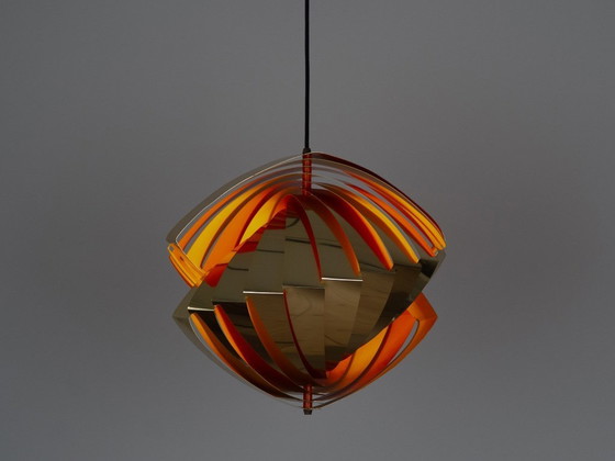Image 1 of Lampe suspendue vintage danoise Konkylie par Louis Weisdorf, Lyfa, 1963