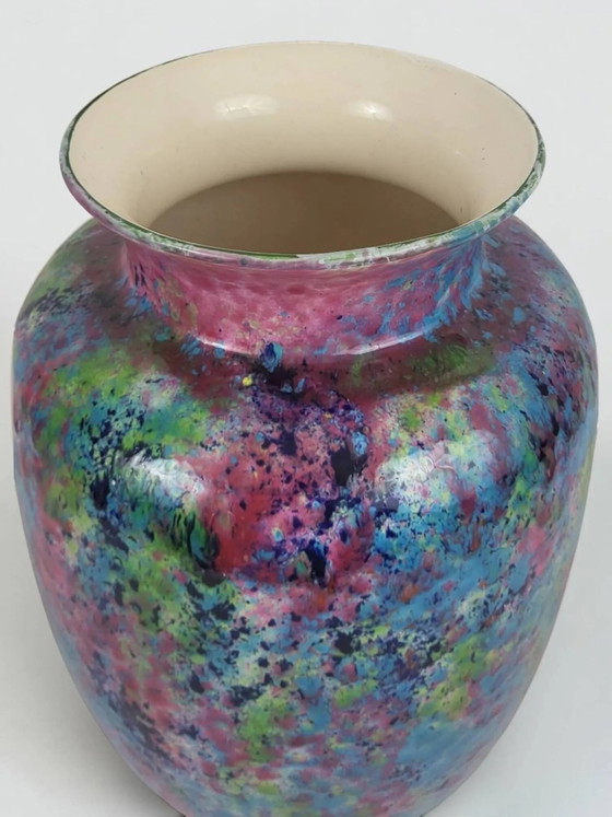 Steingutvase aus dem Morvan – Vasen, Porcelain (photo 5 of 8)