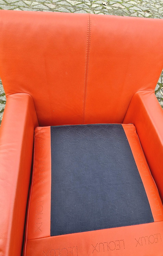 Image 1 of 2 Leolux Paian Fauteuils Oranje 