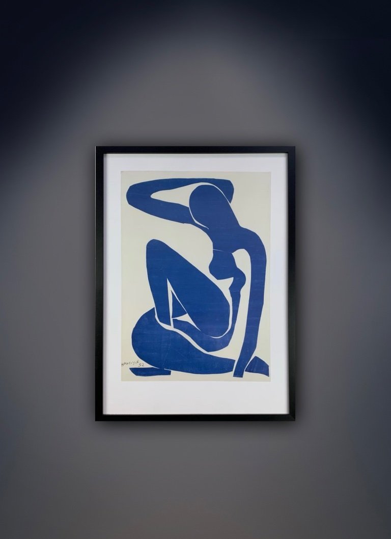 Henri Matisse、NU DEBOUT、海外版超希少レゾネより Henri Matisse: “Nu bleu l”. Gesigneerd in de plaat