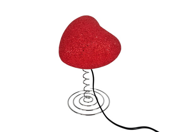 Image 1 of Pop Art - NFK Beleuchtung - Herz - Tischlampe - 80er Jahre