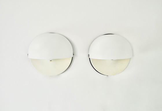 Image 1 of 2x Mezzanotte Wall Lamps by Harvey guzzini