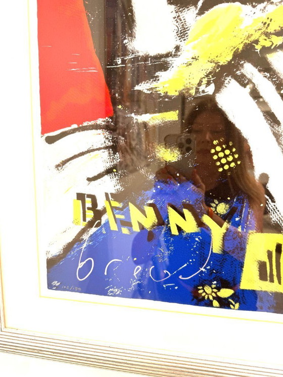 Image 1 of Serigrafia Herman Brood - Benny - compresa la cornice