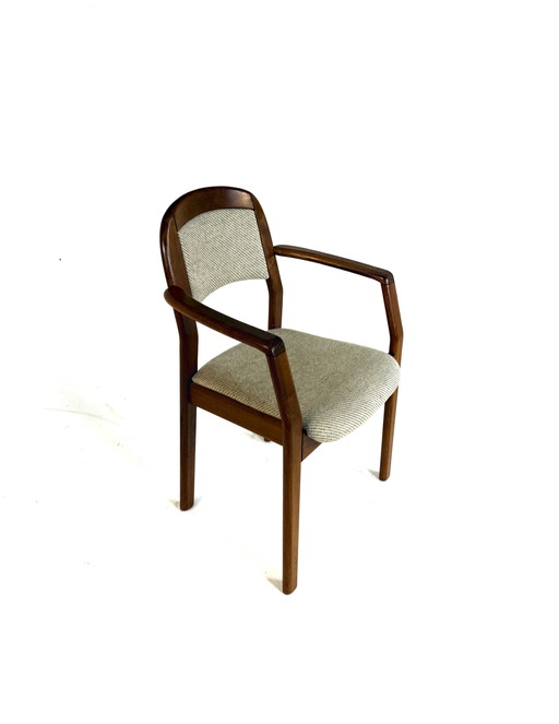 Vintage teak dining chair, Dyrlund '70