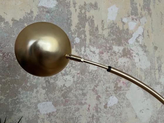 Image 1 of Lampada ad arco Bankamp regolabile in ottone - lampada dorata