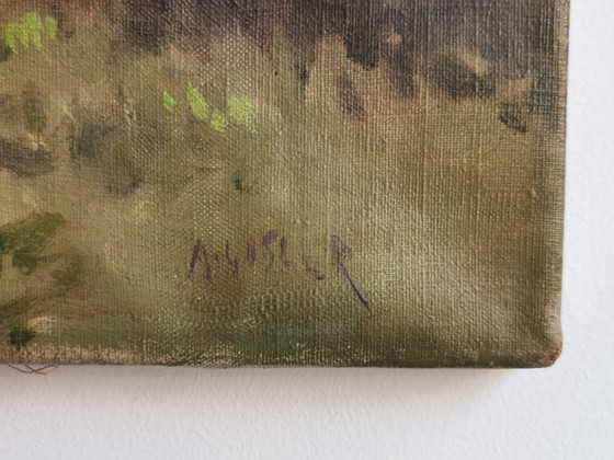 Image 1 of Huile sur toile 1920 57cm x 85cm - Voir les photos