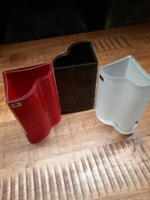 Set of 3 Nuutavarni/Ittalla Donetti vases