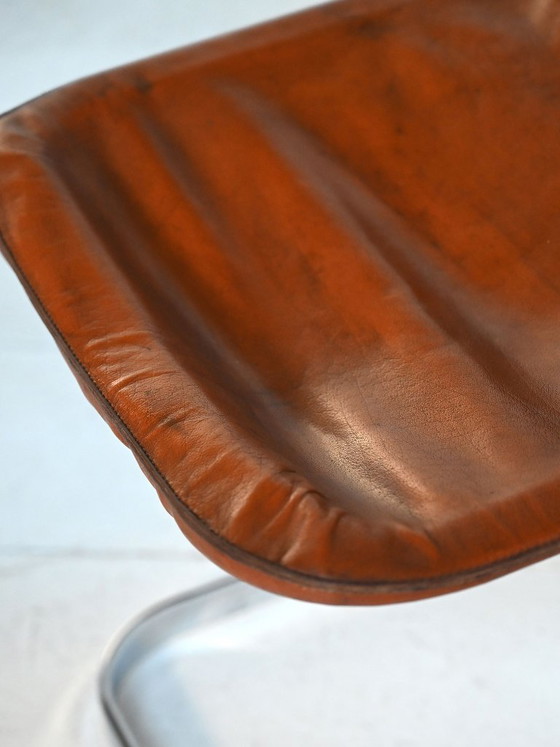 Image 1 of Ensemble de 2 chaises attribuées à Willy Rizzo pour Cidue, années 1970