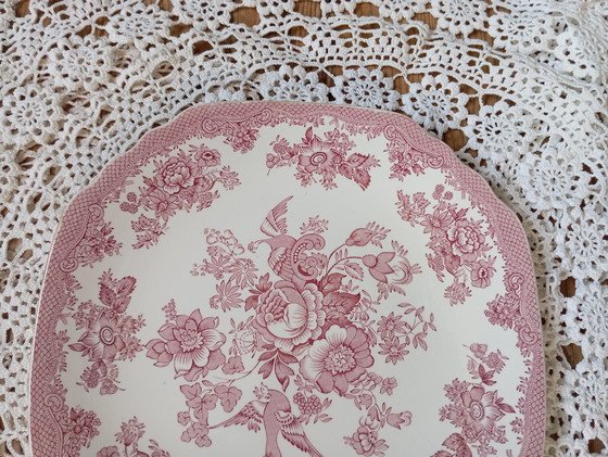 Image 1 of Bandeja para servir de loza inglesa Wedgwood Tunstall Rose