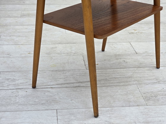 Image 1 of 1970s, Swedish side table by AB Carlstrom with drawer, teak wood.