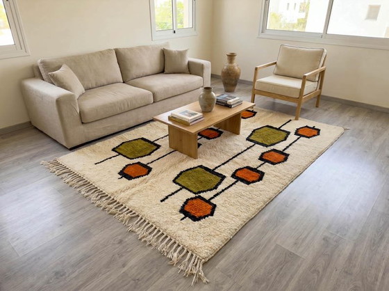 Unique Tapis Berbère Marocain 200/310cm – Wool (photo 7 of 7)