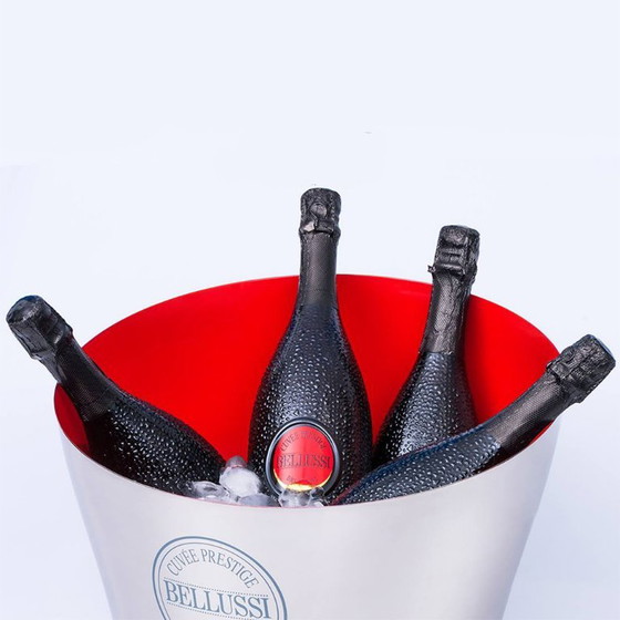 XXL Italian Wine Cooler / Champagne Bucket – Arir, Table accessories, Metal, Vintage (photo 7 of 7)