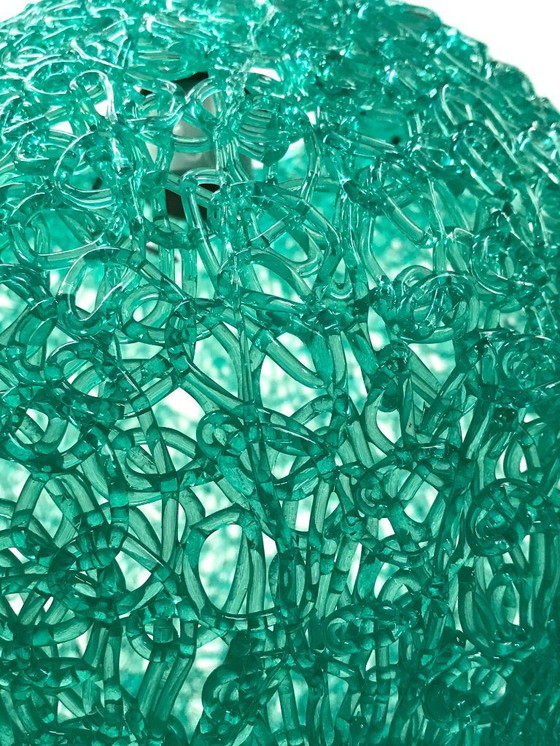 Image 1 of Rare Original 50s 60s Lucite Spaghetti Ceiling Lamp