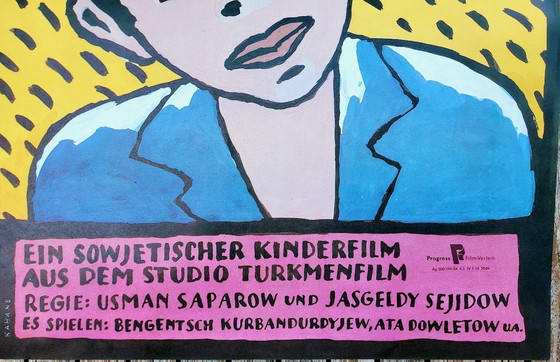 Image 1 of Zeldzame Vintage kinderfilm poster Oost Duitsland   