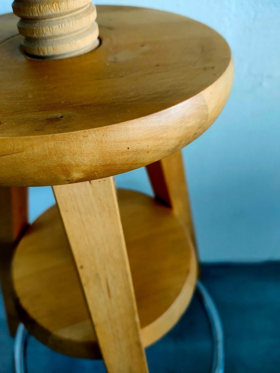 Image 1 of Vintage swivel stool/work stool piano stool potter's stool