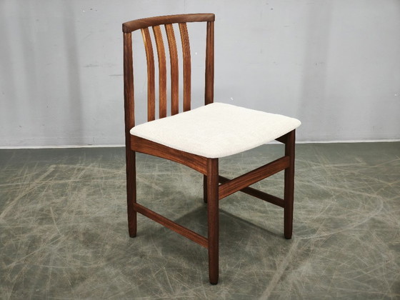 Image 1 of Set of Four Danish Teak Dining Chairs, Scandinavia, 1960s
