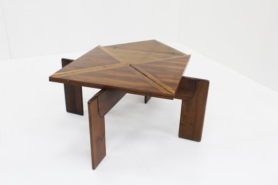 Image 1 of  Vintage uitschuifbare eettafel Silvio Coppola voor Bernini, jaren 60 Italië