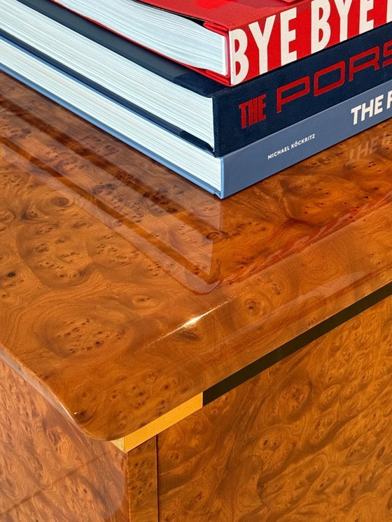 Image 1 of Buffet italien vintage en ronce de noyer