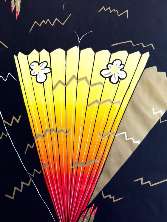 Image 1 of 🖼️ 100 Best Japanese Posters – Original Polish Exhibition Plakat by Ryszard Kalarus | Kraków, 1991  | Approx. 84 × 59 cm 