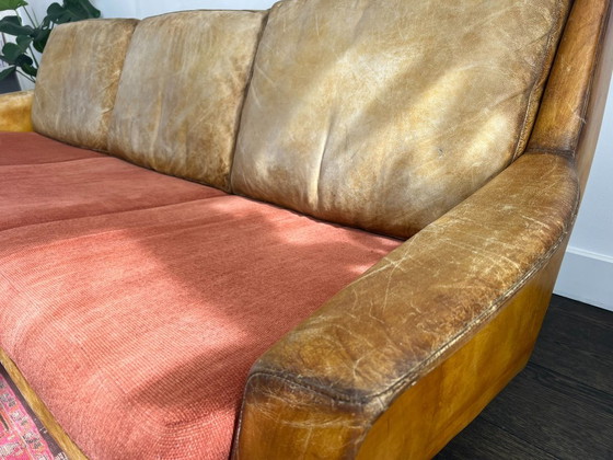 Sofá Mid-Century Fredrik A. Kayser Modelo 807 – Sofás de 3 plazas, Textile, Wood (photo 8 of 20)
