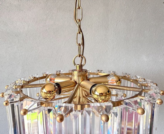 Image 1 of Lustre vintage en cristal Kalmar